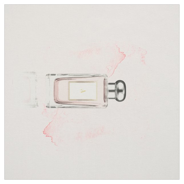 Tissu Monogramme Bouteille de parfum Élégant (Échantillon)