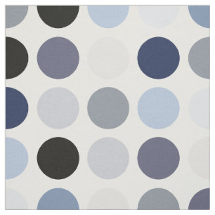 Tissu monogramme de motif gris-bleu moderne