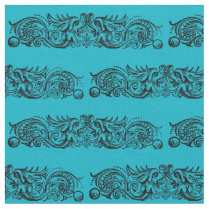 Tissu Monstres liés (Noir)