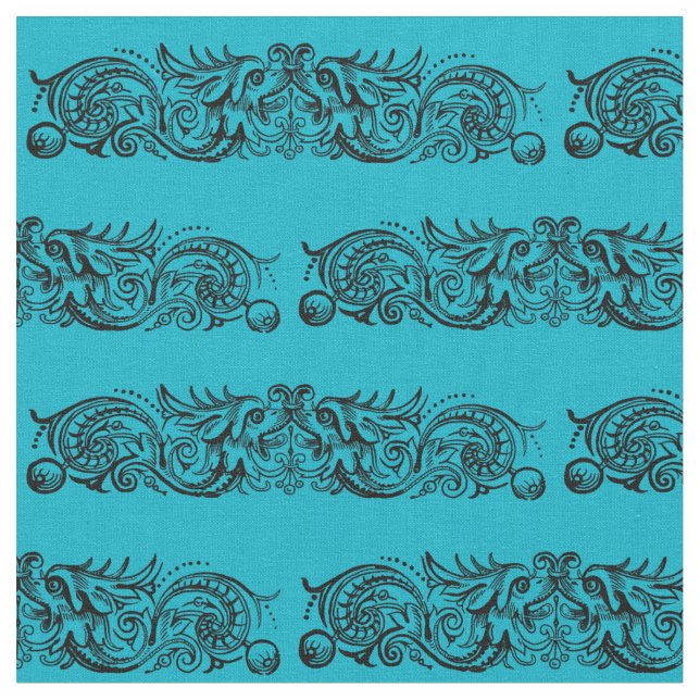 Tissu Monstres liés (Noir) (Fermer)