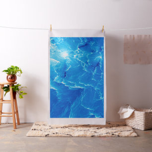Tissu Montagnes bleues. Motif fractal