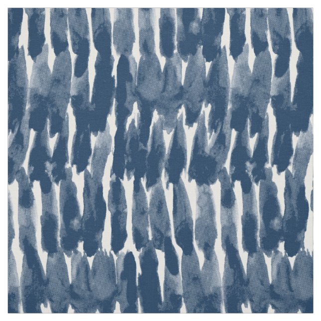 Tissu MONTREZ LE Coordonnateur Abstrait de la marine (Échantillon)