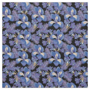 Tissu moody iris