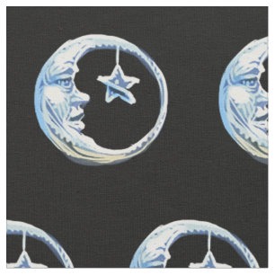 Tissu Moon et Star Fabric