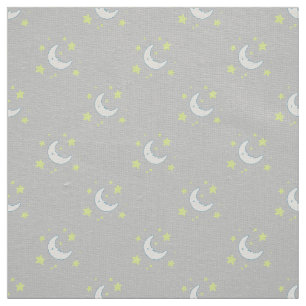 Tissu Moon & Stars Original Textile Imprimer - Gris
