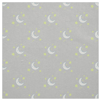 Tissu Moon & Stars Original Textile Imprimer - Gris