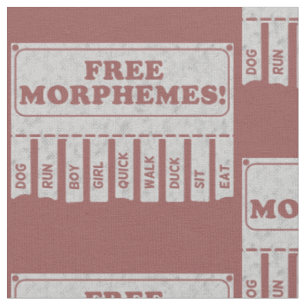 Tissu Morphèmes libres