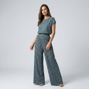 Tissu Mosaïque jaune profond ethnique Boho Chic Motif