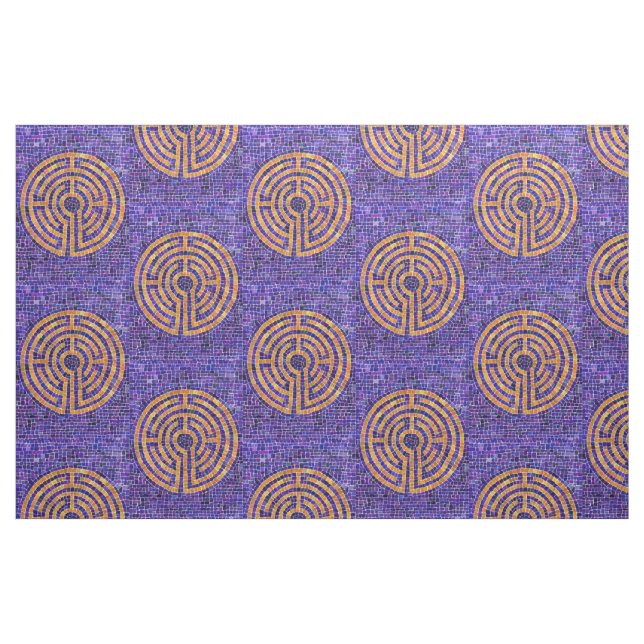 Tissu MOSAÏQUE LABYRINTHE (Fat Quarter)