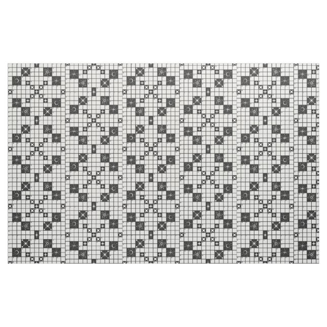Tissu Mot-clé Retro Mid-Century (Fat Quarter)