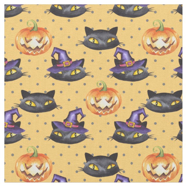 Tissu Motif 1 de Halloween (Fermer)