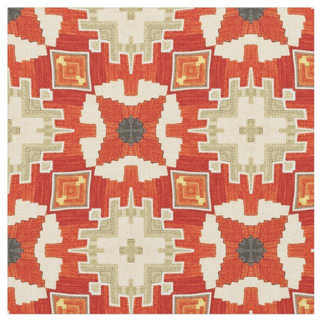 Tissu Motif #1 de tapis rouge (Fermer)