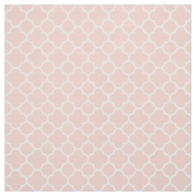 Tissu Motif 2016 de Quatrefoil de corail de rose de (Échantillon)