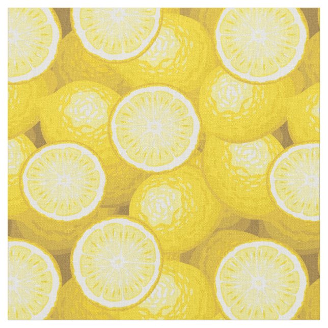 Tissu Motif 2 de citron (Fermer)