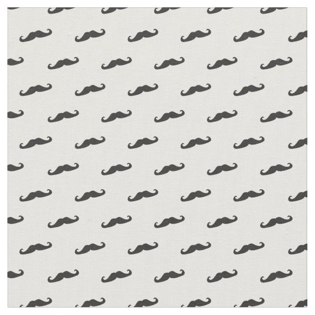 Tissu Motif 2 de hippie de moustache (Fermer)