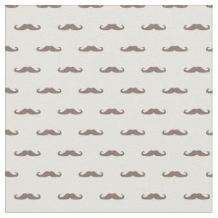 Tissu Motif 3 de hippie de moustache