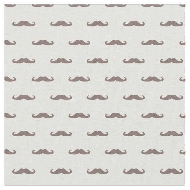 Tissu Motif 3 de hippie de moustache (Fermer)