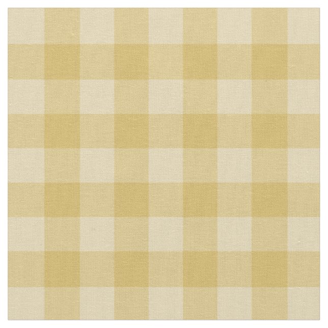 Tissu Motif à carreaux gingham or chic (Fermer)