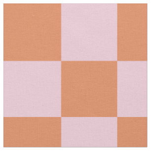 Tissu Motif à carreaux rose et rouge