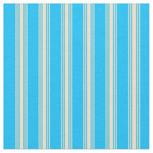 Tissu Motif à ciel profond bleu et à tan