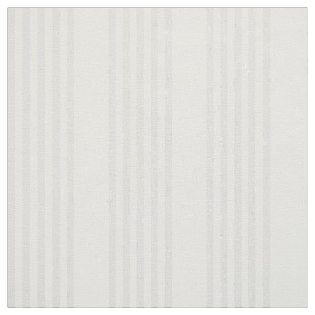 Tissu Motif à cinq bandes gris clair et blanc (Échantillon)