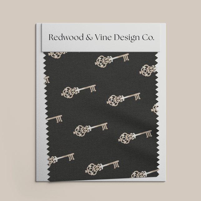 Tissu Motif à clé Vintage Faux Gold (Créateur téléchargé)