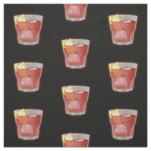Tissu Motif à cocktails Americano