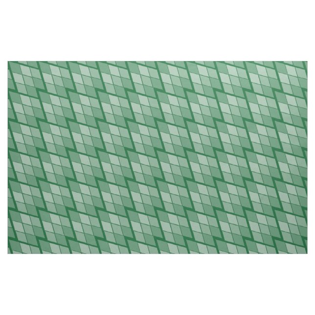 Tissu - Motif à échelle de poisson diamant (Fat Quarter)