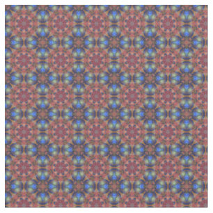 Tissu Motif à effet de chèque arc-en-ciel géométrique mu