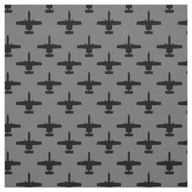 Tissu Motif à jet d'attaque par phacochère noir et gris  (Échantillon)