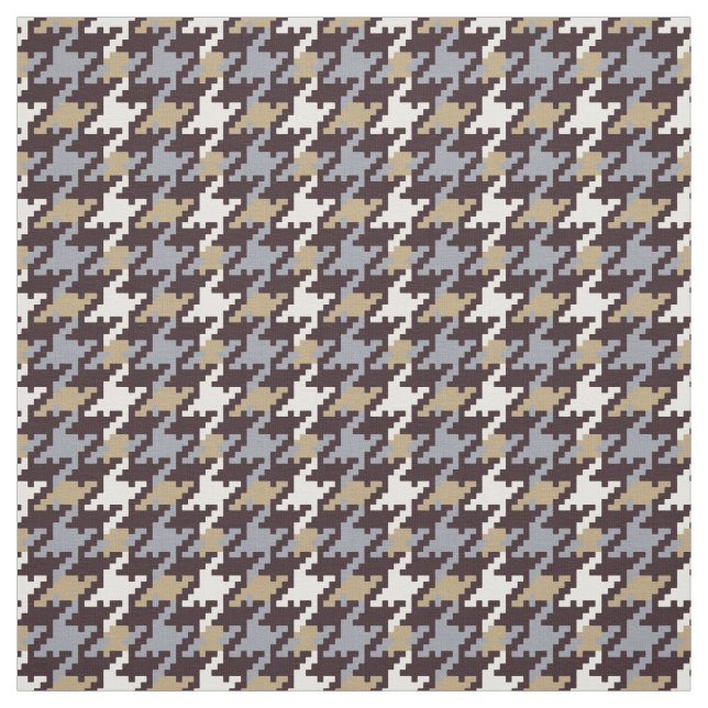 Tissu motif à la mode neutre en plaid (Échantillon)