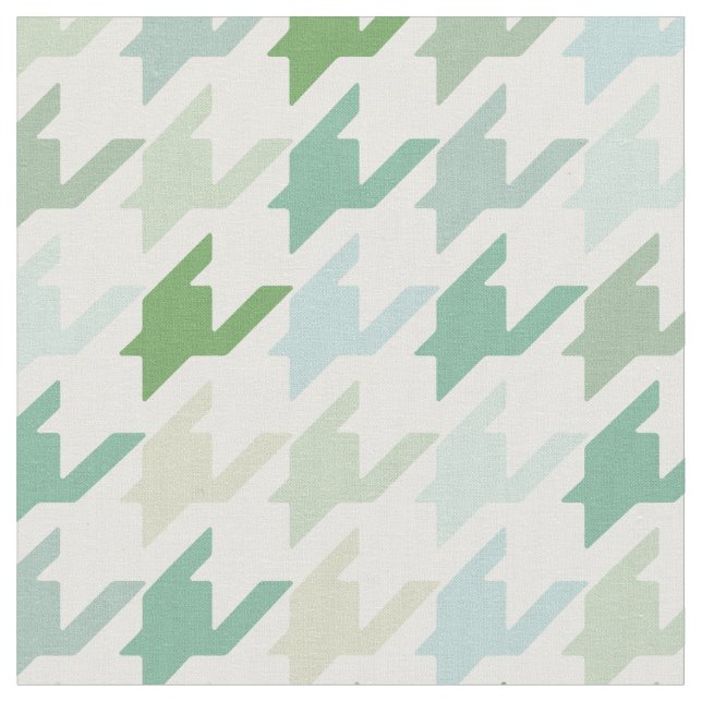 Tissu motif à la mode tendance dans les tons verts (Fermer)
