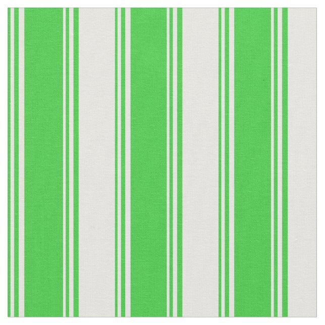 Tissu Motif à linge vert et blanc (Fermer)