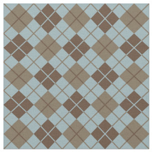 Tissu Motif à motifs de losanges dans le bleu et le