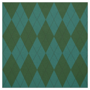 Tissu Motif à motifs de losanges de vert de jungle et d