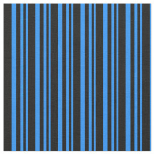 Tissu Motif à rayures bleues et noires