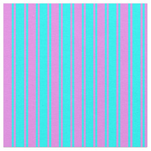 Tissu Motif à rayures de couleur cyan et violet