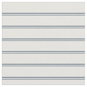 Tissu Motif à rayures gris ardoise et crème à la menthe