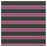 Motif à rayures/rayures de couleur noire et rose c