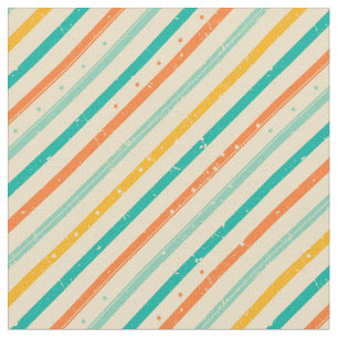 Tissu Motif à rayures rétro