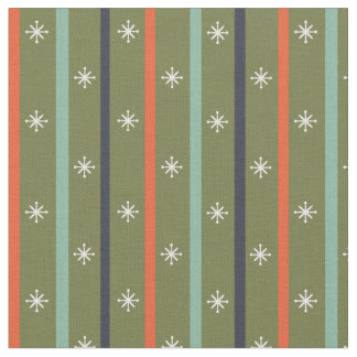 Tissu Motif à rayures rétro moderne du milieu du siècle