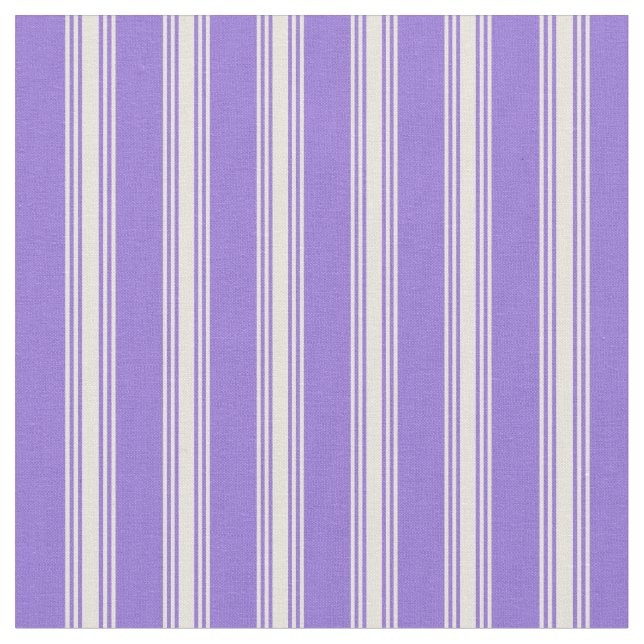 Tissu Motif à rayures violet et beige (Fermer)