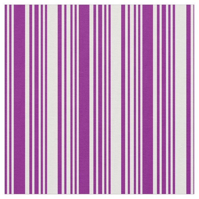 Tissu Motif à rayures violettes et blanches (Fermer)
