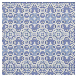 Tissu Motif à répétition horizontale de la chine bleue