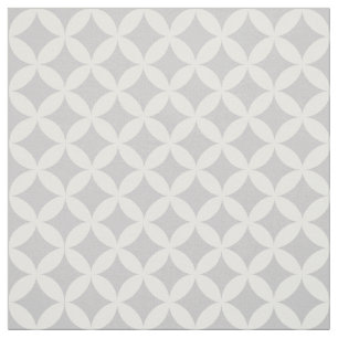 Tissu Motif à treillis diamant gris tendance