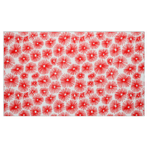 Tissu Motif Abstrait 101115 - Rouge