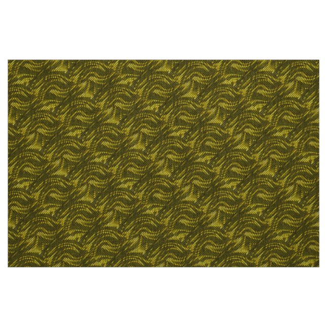 Tissu Motif Abstrait à balayage jaune (Fat Quarter)