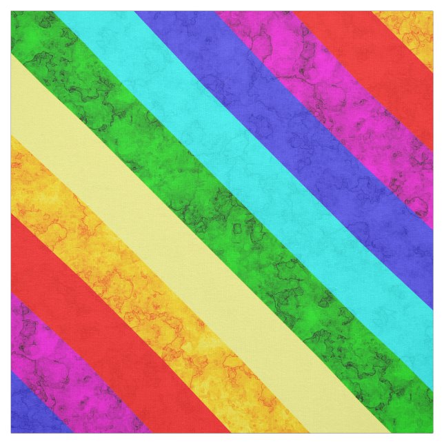 Tissu Motif abstrait arc-en-ciel (Échantillon)