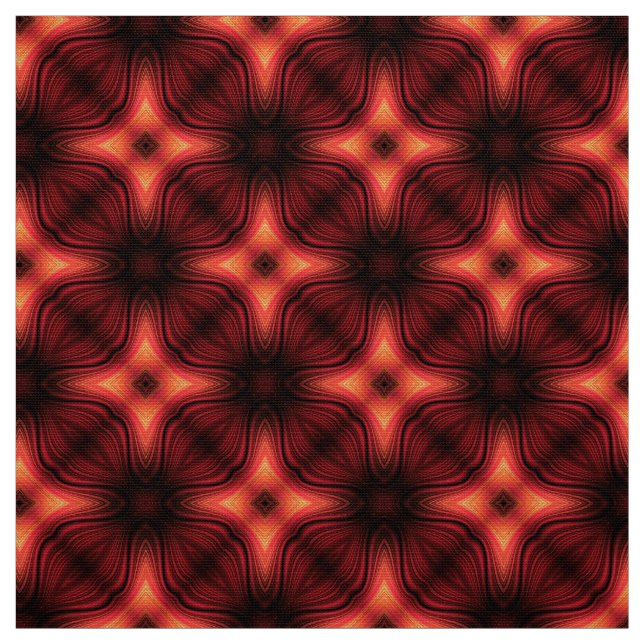 Tissu motif abstrait Brown (Échantillon)
