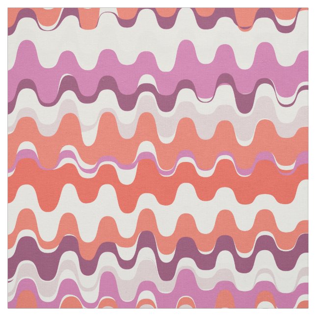 Tissu Motif abstrait couleur rose chic (Échantillon)